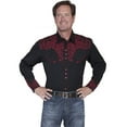 thumbnail image 1 of Scully Western Shirt Mens Long Sleeve Embroidered Snap P-852, 1 of 1