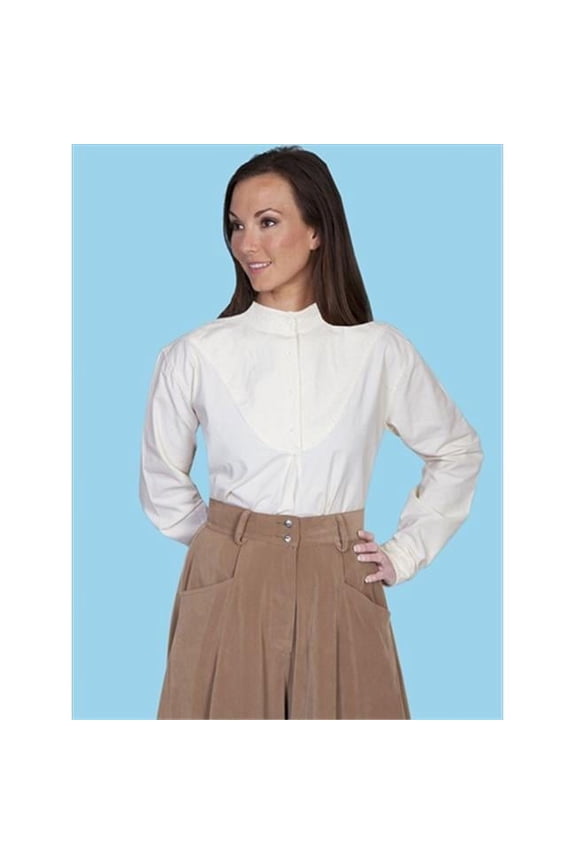 Scully RW578-IVO-L Women Rangewear Sandra Shirt - Ivory, Large