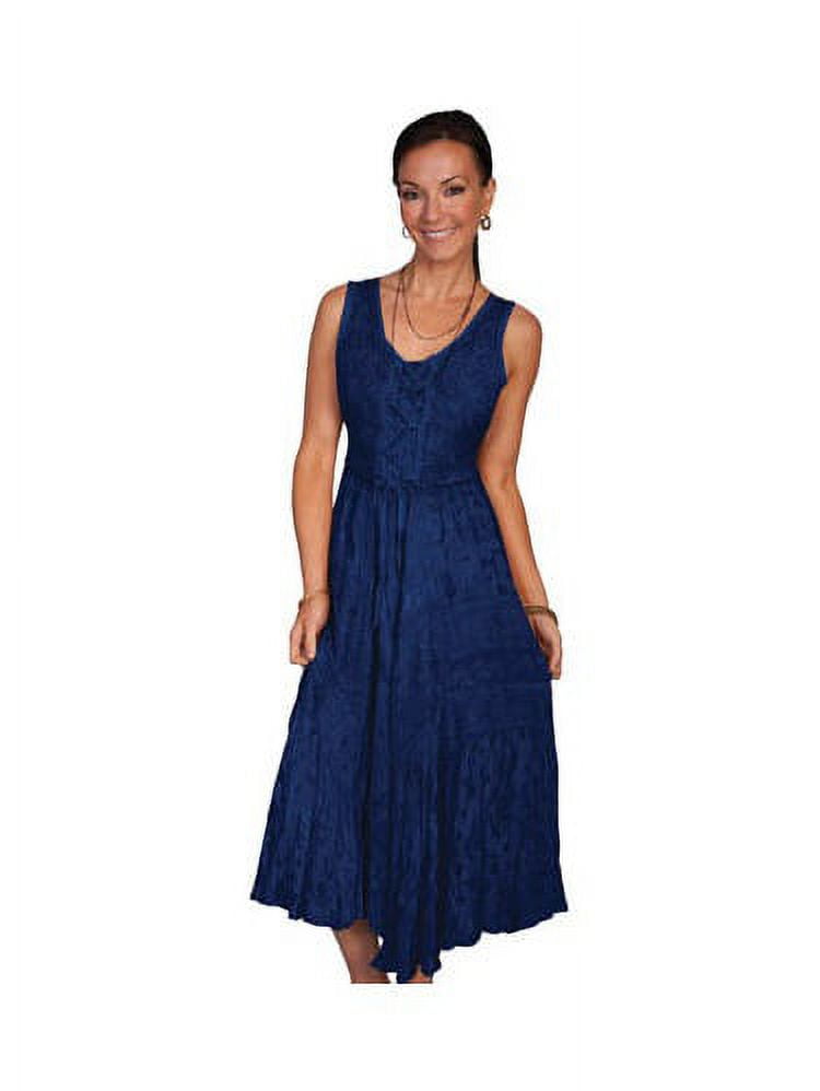 Scully Women's Lace-Up Jacquard Midi Dress - HC118 Medium US - Walmart.com Scully Women's Lace-Up Jacquard Midi Dress - HC118 Medium US - Walmart.com