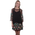 thumbnail image 1 of Scully Womens Black 100% Viscose Colorful 2-Piece S/S Dress S, 1 of 2