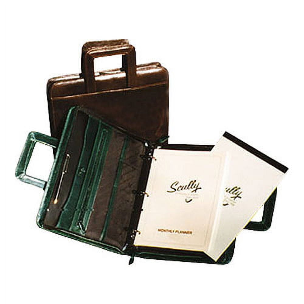 Scully Zip Binder With Drop Handles Soft Plonge 96Z 11" x 13.5" x 2