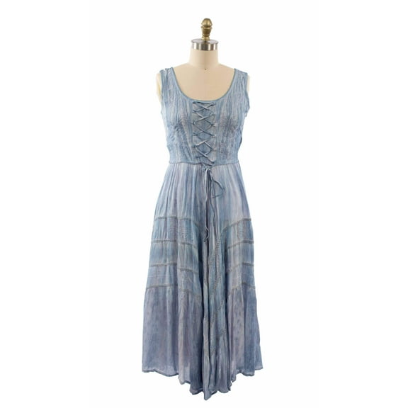 Scully Western Dress Womens Full Sleeveless XXL Tie Dye F0_HC118
