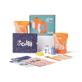 thumbnail image 1 of Sculpd Pottery Starter Kit - Complete Air Dry Clay Beginner Set for 2 Adults: Includes Sculpting Tools, Matte Varnish, Paint Brushes, Guide, Video Tutorials & More, 1 of 9