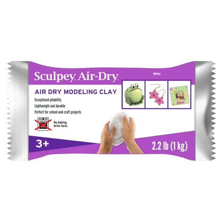 Sculpey Air Dry Modeling Clay 2.2 lbs White