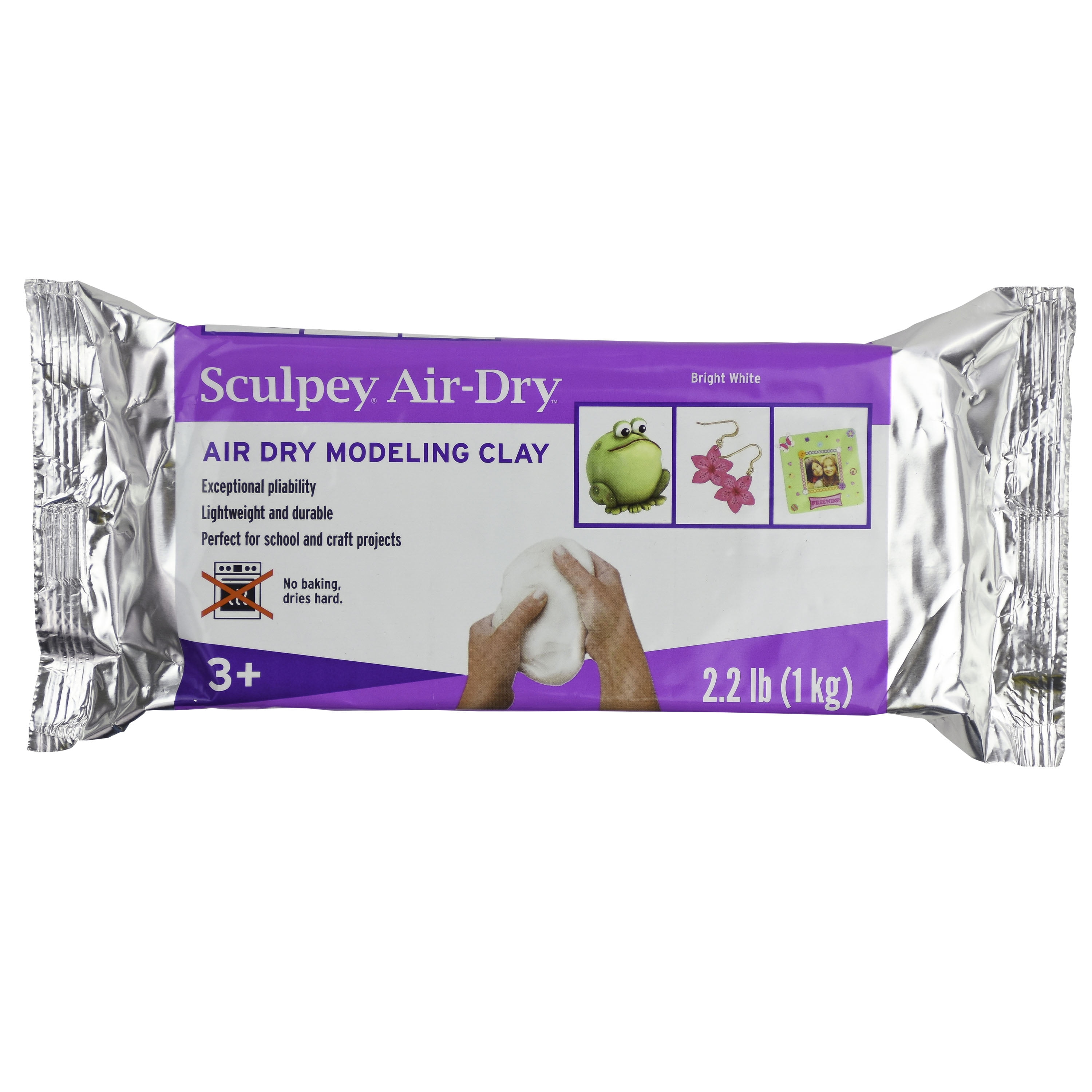 Sculpey Air Dry Modeling Clay, White