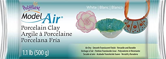 Polyform Model Air Porcelain Clay 1.1lb White