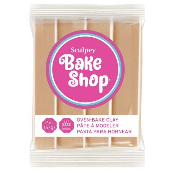 Sculpey Bake Shop Oven Bake Polymer Clay Tan 2 oz
