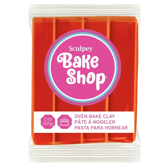 Sculpey Bake Shop Brand 2 oz Modeling Clay Red
