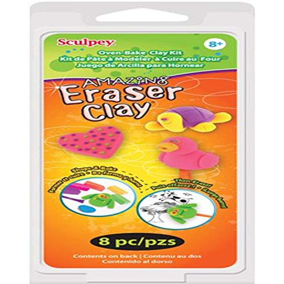 Polyform Sculpey Amazing Eraser Clay Kit 8pc