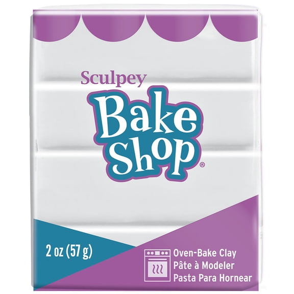 Sculpey Bake Shop Oven-Bake Clay 2oz-White