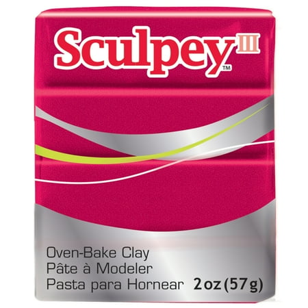 Sculpey III, 2 oz., Deep Red Pearl