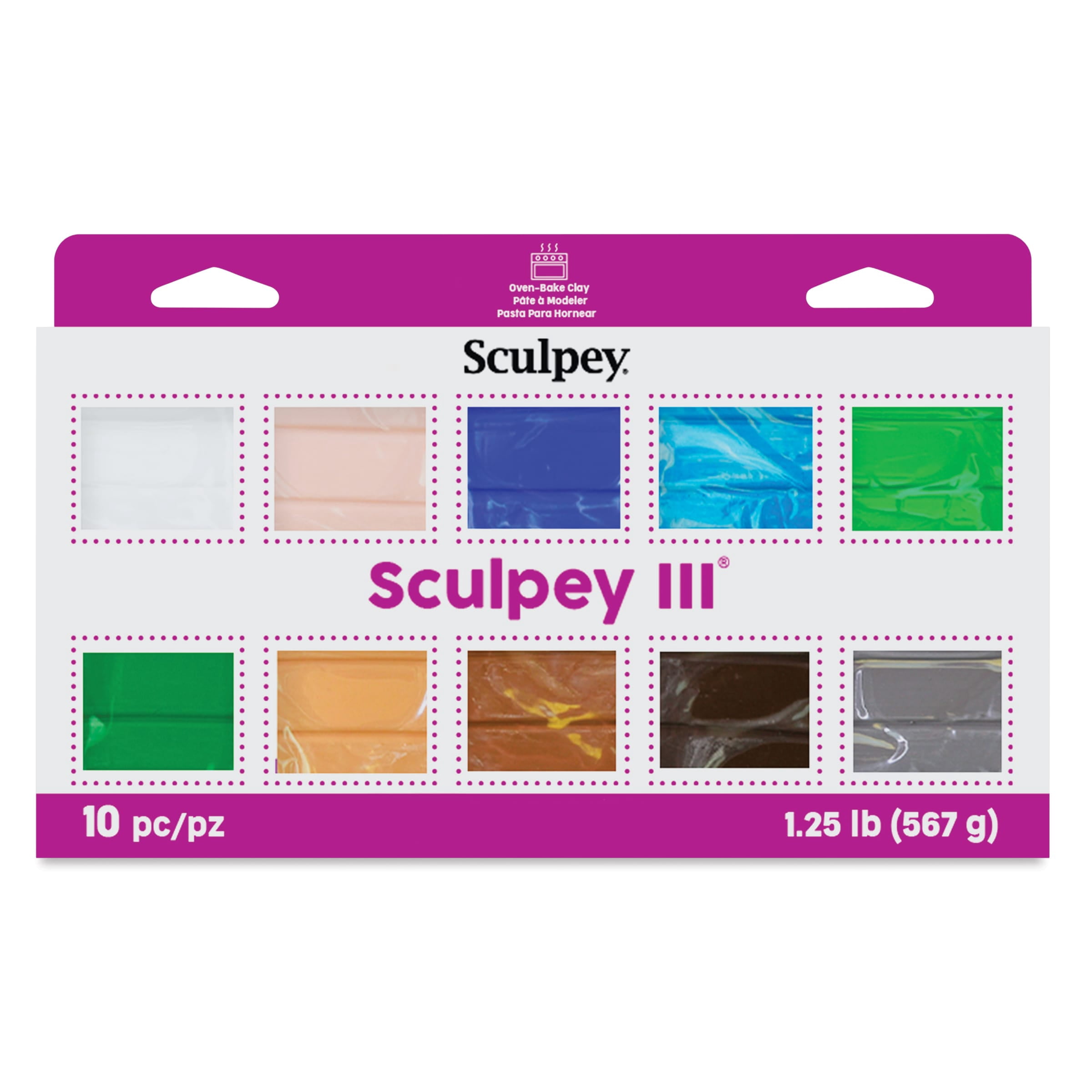 Sculpey III Set - Naturals, Set of 10, 2 oz