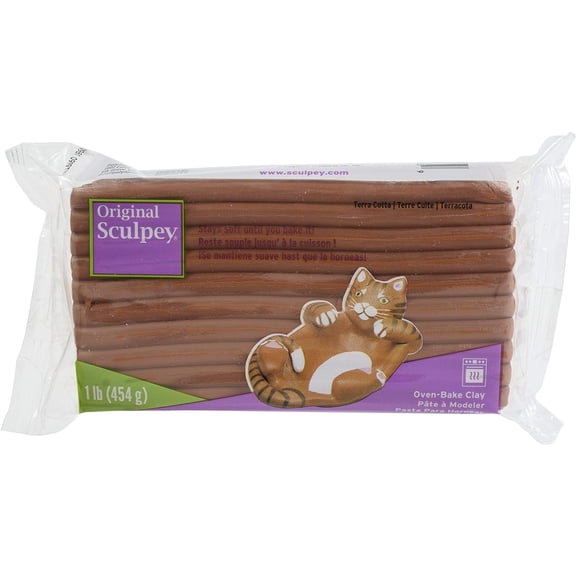 Sculpey Original Polymer Clay 1lb - Terra Cotta