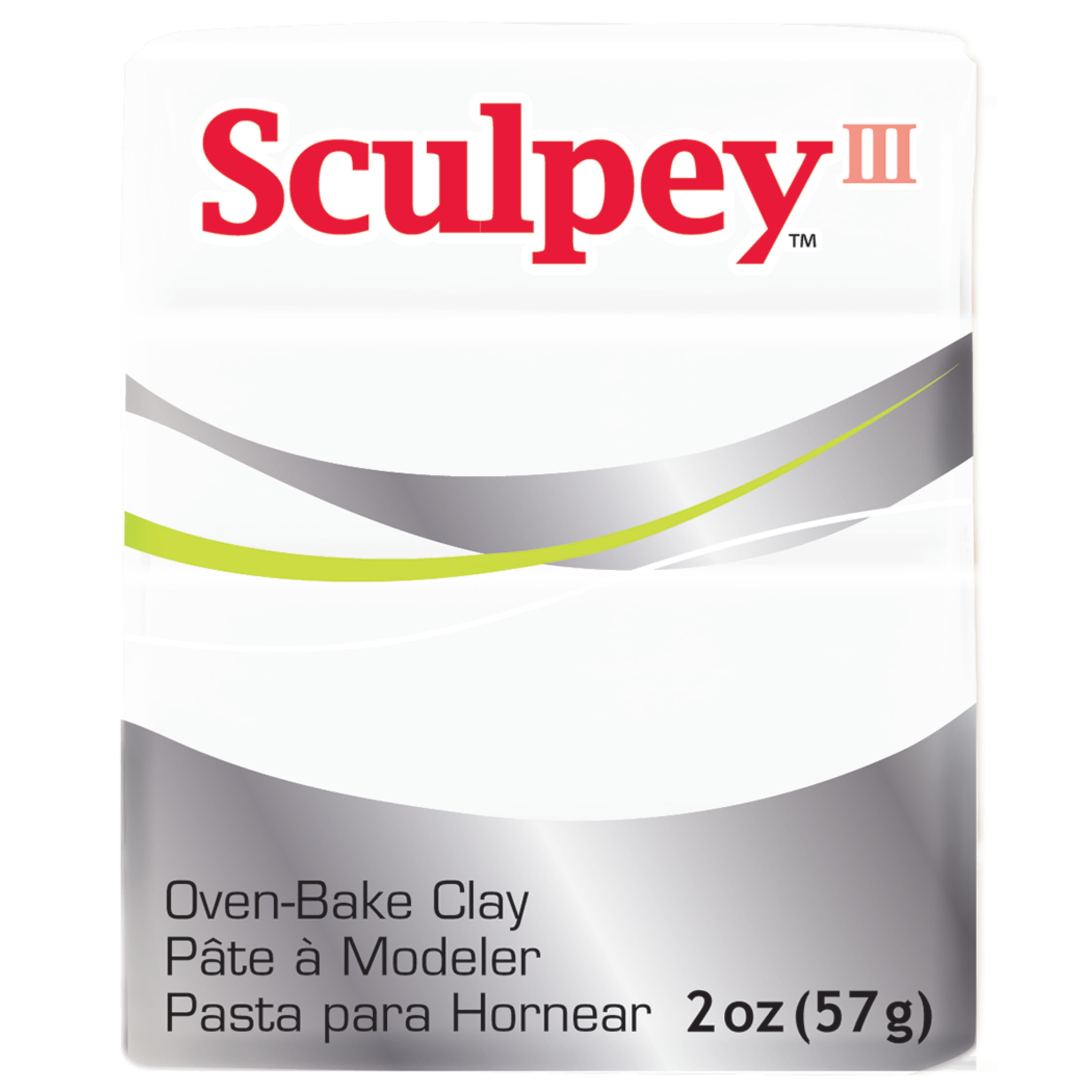 Sculpey III Polymer Clay 8 oz, White