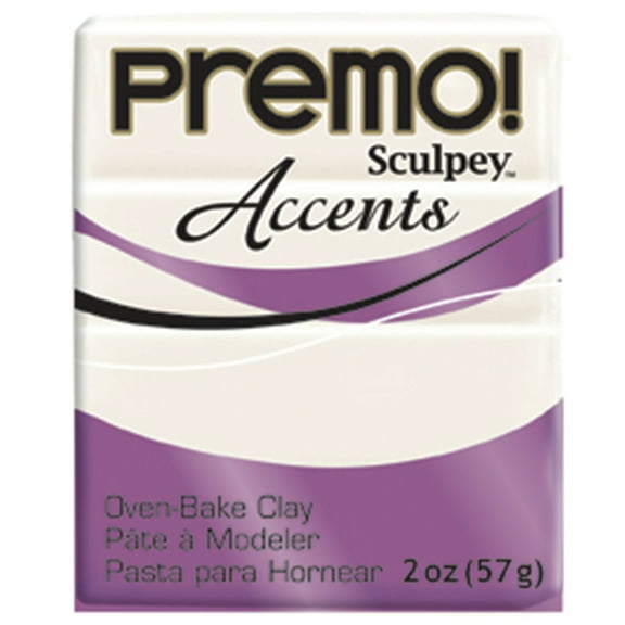 Sculpey Premo! Modeling Clay, 2 oz., Pearl