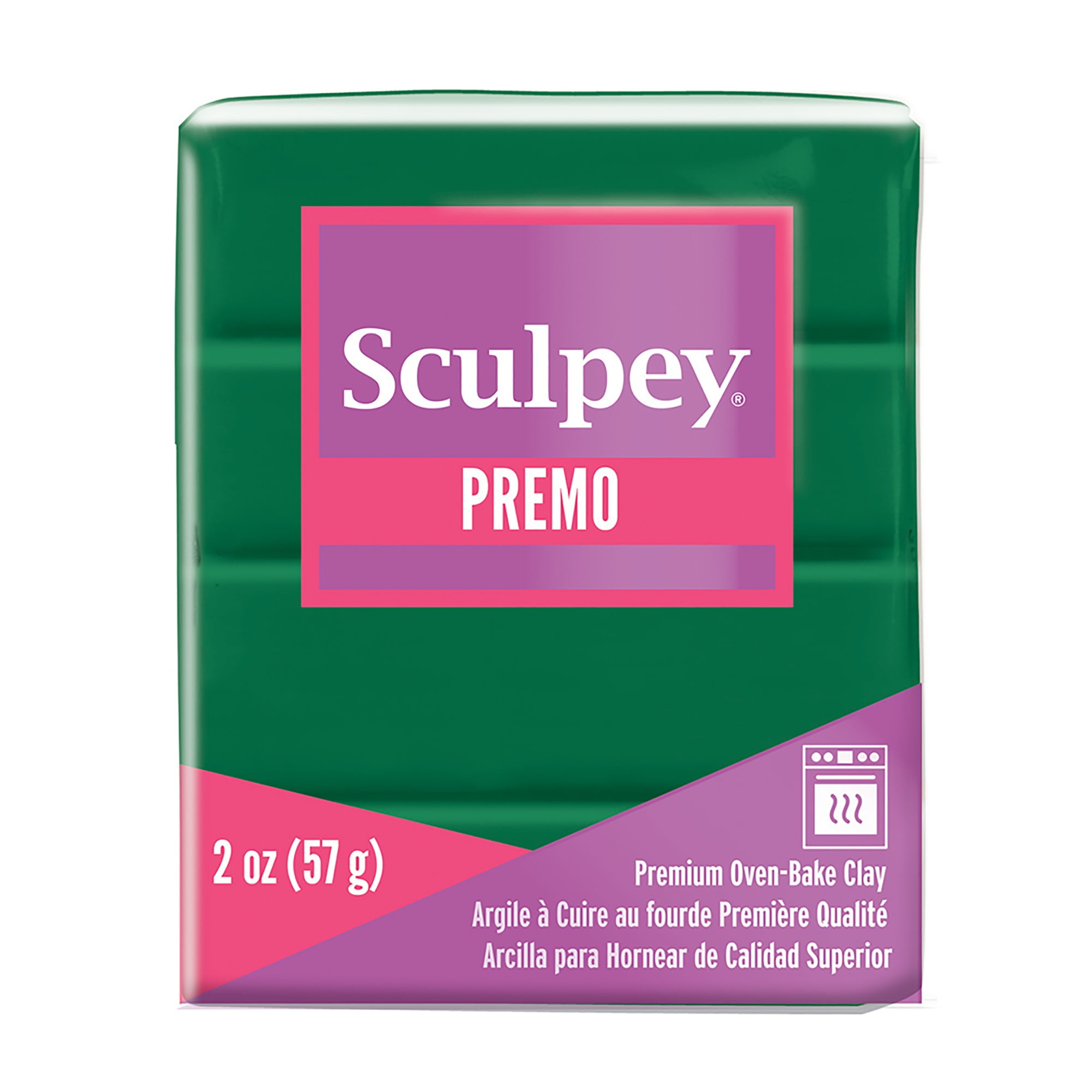 Sculpey Premo Polymer Clay - Forest Green 2 oz.