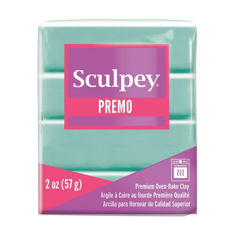 Sculpey Premo Polymer Clay - Mint Green 2 oz.