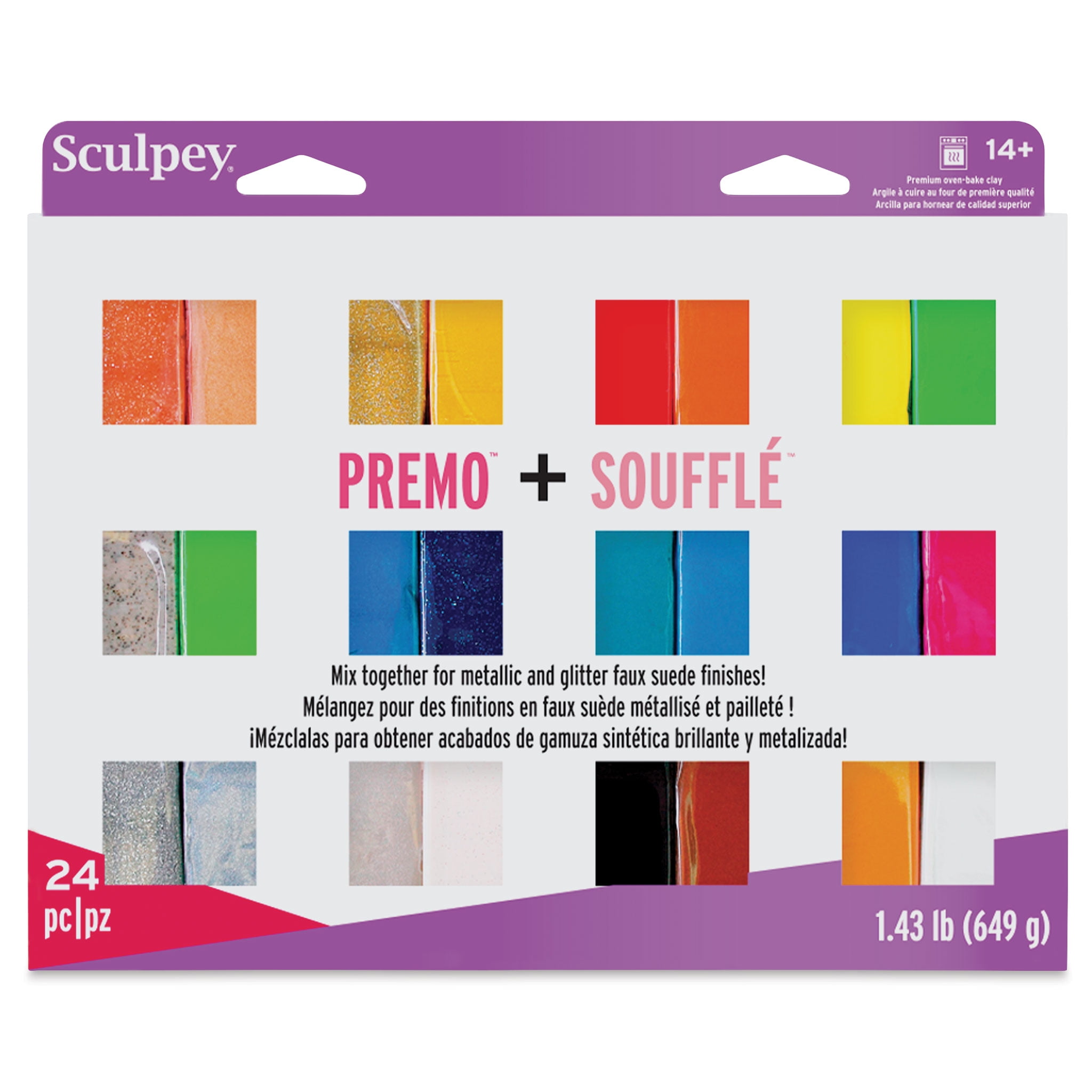 Sculpey Premo + Souffle Clay Multipack 24/Pkg-1oz