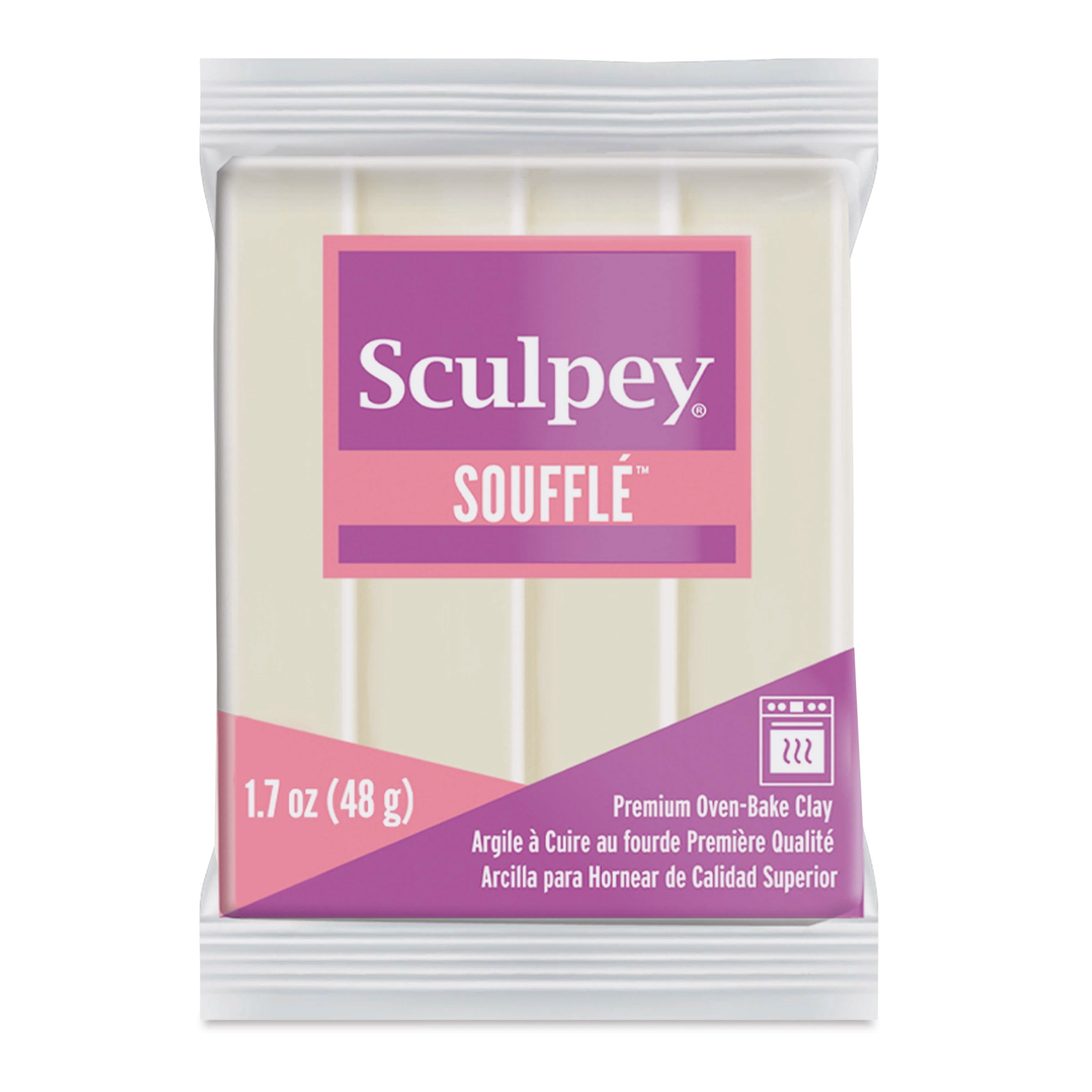 Sculpey Souffle Clay 1.7oz-Ivory
