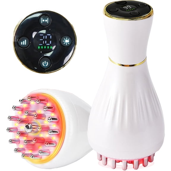 Sculpiflex Lymphatic Drainage Massager, 6 Modes Smart Cellulite Massage Tool with Heat and Vibration,Deep Tissue Pain Relief & Muscle Recovery