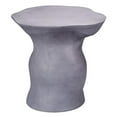 thumbnail image 1 of Jamie Young Co Sculpt Fiberglass Side Table Gray, 1 of 5