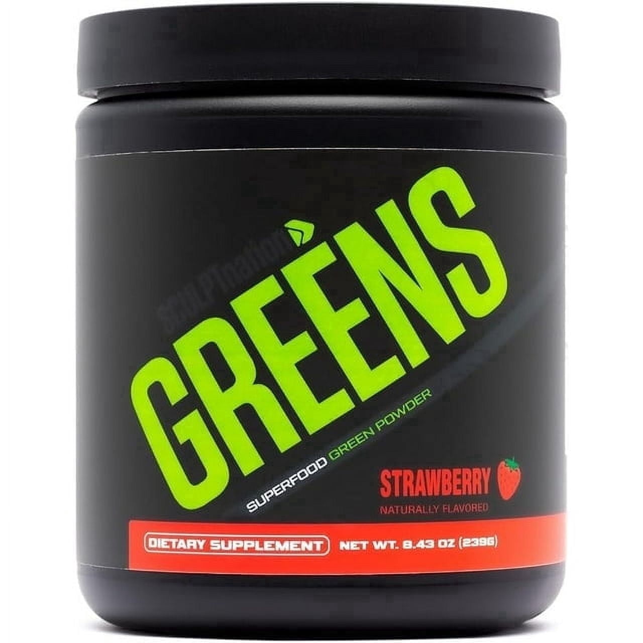 Sculpt Nation Greens Powder Superfood Blend Strawberry Flavor with Collagen 30 Servings 8.4305 Ounce