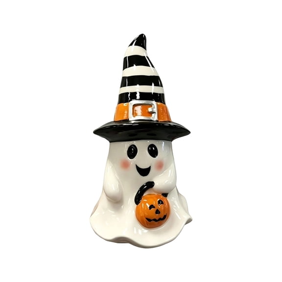 Sculpted Fairy Desktop Ornament Balanced Resin accent piece Hand-painted resin fairy with intricate details Adorable pixie figurine with playful expressive face Delivers a touch of White