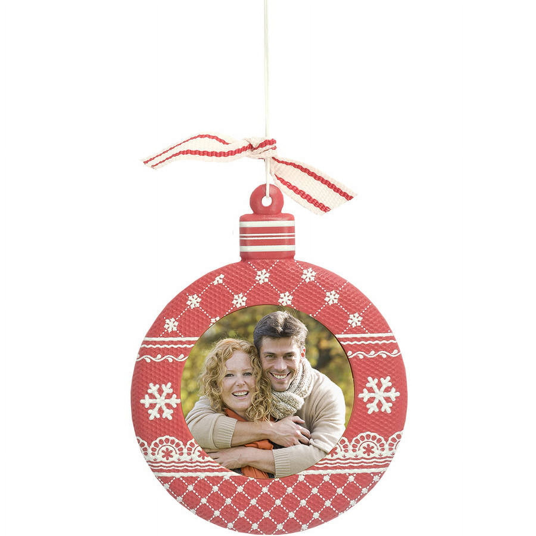 Sculpted Photo Ornament - Circle