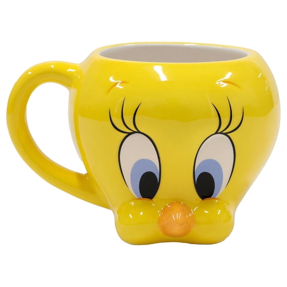 Spoontiques Tweety Sculpted Ceramic Mug Microwave Safe 20 oz