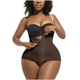 thumbnail image 1 of Sculpting Butt Lifting Body Shaper with Front Hook-and-Zip Closure Tummy Control Shapewear for Women, 1 of 7