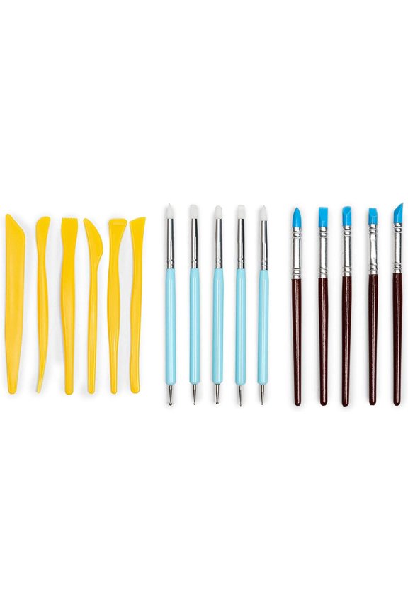 Sculpting Clay Tool Set, Polymer Clay Tools for Crafts (16 Pieces)