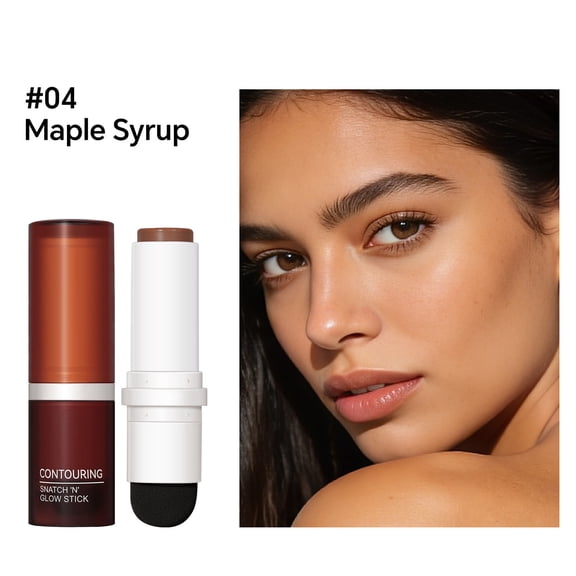 Sculpting Contour Stick Waterproof Sweatproof Dual Ended Nose Highlighter 04 Maple Syrup 8g