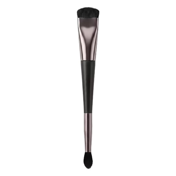 Sculpting Dual-End Nose Brush, Nose Contour Brushes, U Shaped Fluffy Makeup Brush, Angled Contouring Brushes Set for Defining Nose Shadow Face Sculpting Highlighting