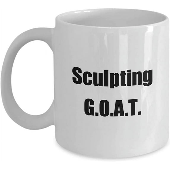 Sculpting G.O.A.T. Greatest of All Time Coffee Mug