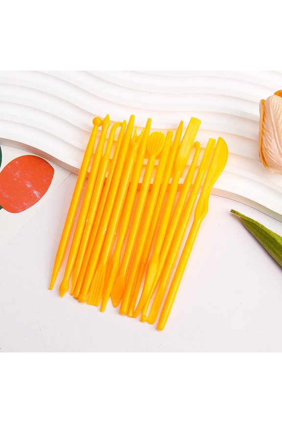 Sculpting Tools Set under $5! CQCYD 14 Pcs Sculpting Tools Set, Plastic Carving Knife for Clay Modeling, Pottery Embossing Tools for Beginners, DIY Craft Clay Sculpting Kit