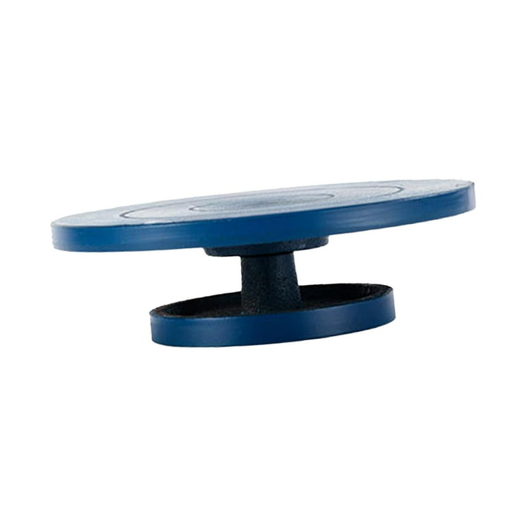 Sculpting Wheel Sculptor Turntable Heavy Duty Versatile Accessory Stable  and Smooth Rotating Table with Bearing for Clay Modeling Sculpture Blue  17cm 