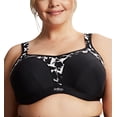 thumbnail image 1 of Sculptresse by Panache Activate Non-padded Underwire Sports Bra (9441),38HH,Mono Print, 1 of 6