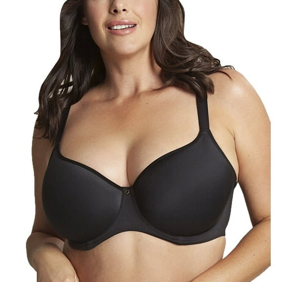 Sculptresse by Panache Elegance Spacer Molded Underwire Bra with J Hook (10401),34F,Noir