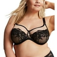 thumbnail image 1 of Sculptresse by Panache Josephine Full Cup Underwire Bra (10855),44HH,Black/Latte, 1 of 5