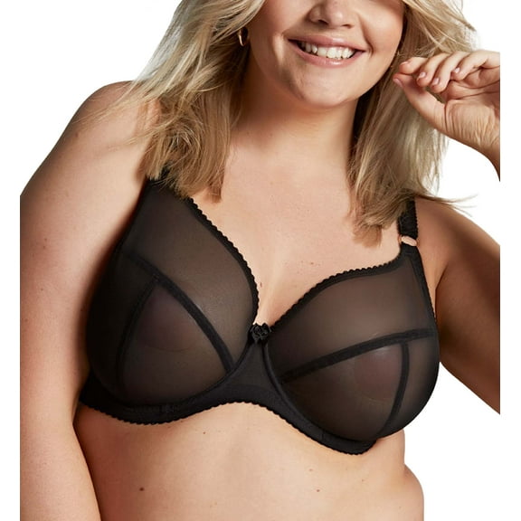 Sculptresse by Panache Liberty Plunge Underwire Bra (10846),42FF,Black