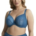 thumbnail image 1 of Sculptresse by Panache Roxie Plunge Underwire J-Hook Bra (9586),38J,Atlantic Blue, 1 of 5