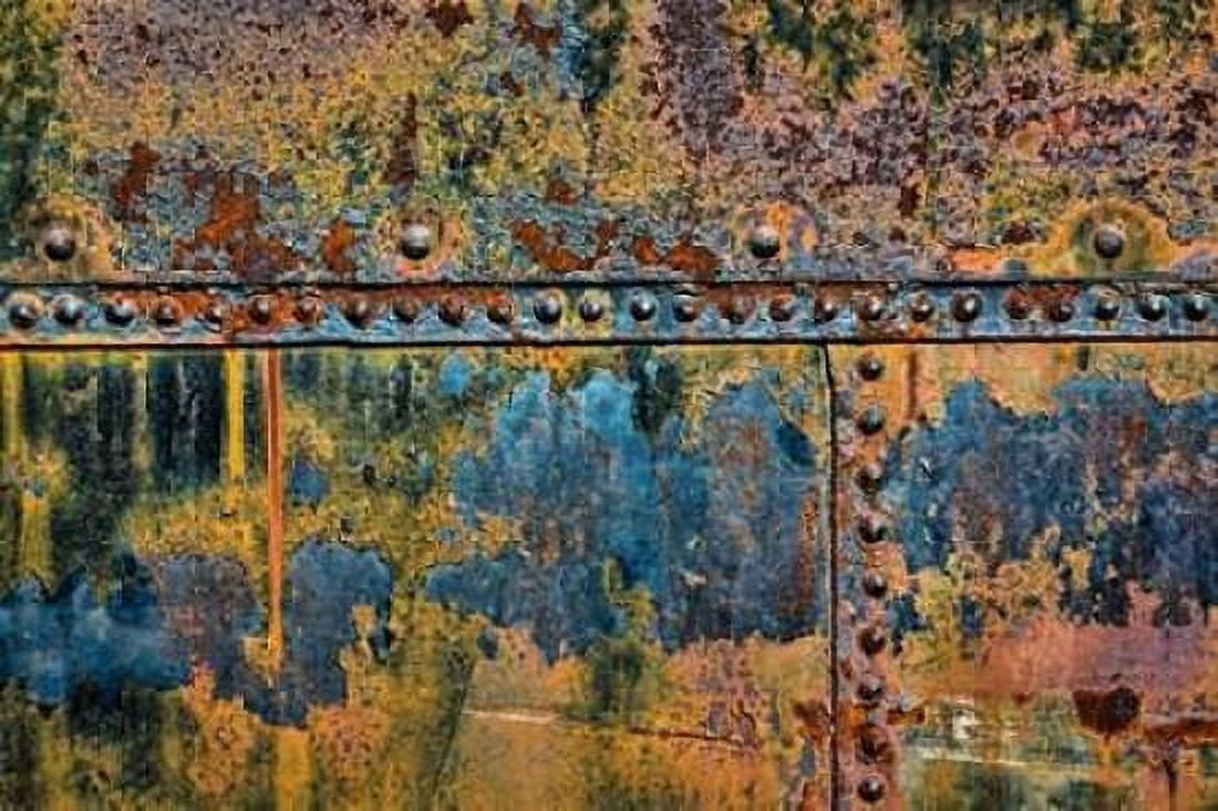Sculptural Metal X Canvas Art - Kathy Mahan (12 x 18)