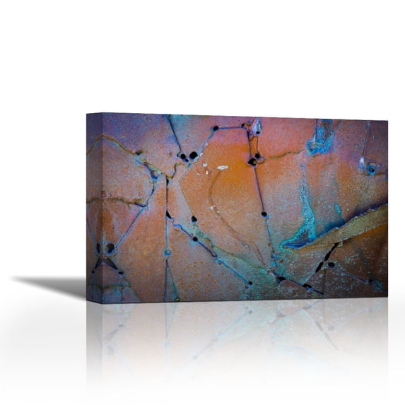 Sculptural Metal XI - Contemporary Fine Art Giclee on Canvas Gallery Wrap - wall décor - Art painting - 27 x 18 Inch - Ready to Hang