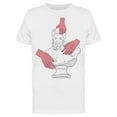 thumbnail image 1 of Sculpture And Hands T-Shirt Men -Image by Shutterstock, Male Small, 1 of 2