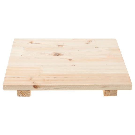 CATIEBYE Sculpture Base Wood Pottery Artists Home Use 1Pcs 30X24cm