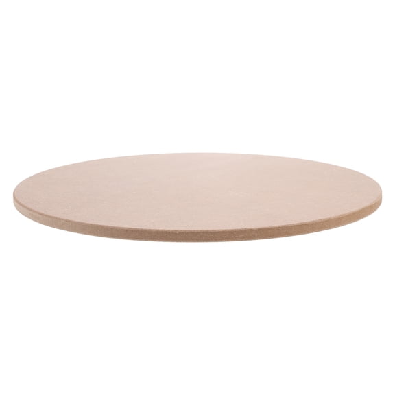 Round Pottery Clay Board 9.84 x 9.84 Inch with Wooden Base and Rounded Edges for Sculpting, Molding, and Crafting