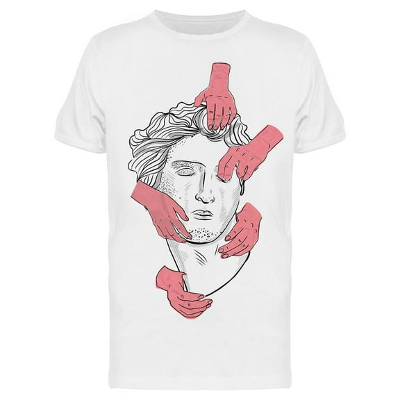 Sculpture  Hand Drawn Doodle T-Shirt Men -Image by Shutterstock, Male Large