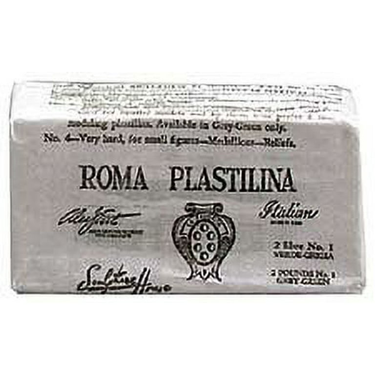 ROMA #4 White Plastilina 2lb - The Compleat Sculptor