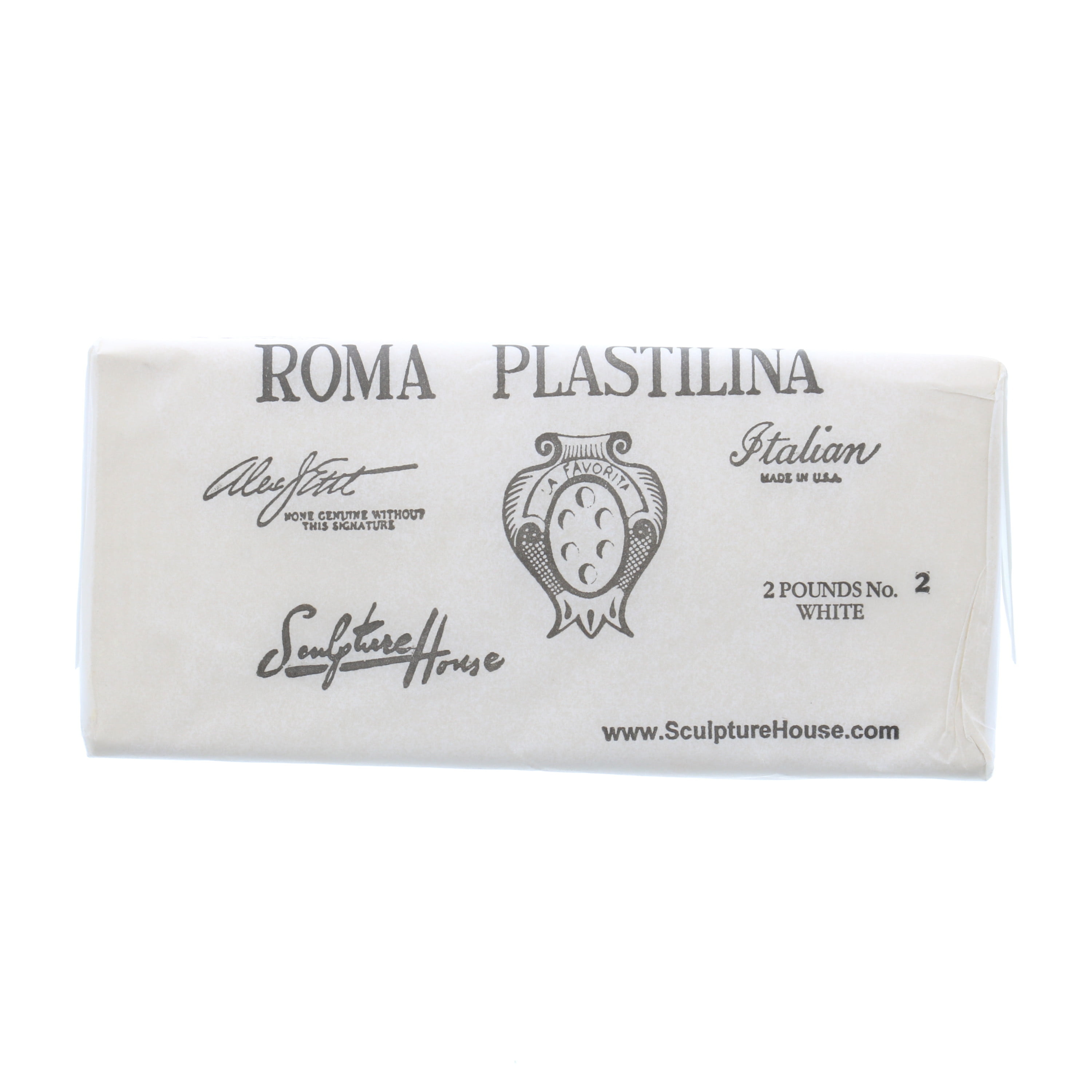 Sculpture House Roma Plastilina, White 2, Medium