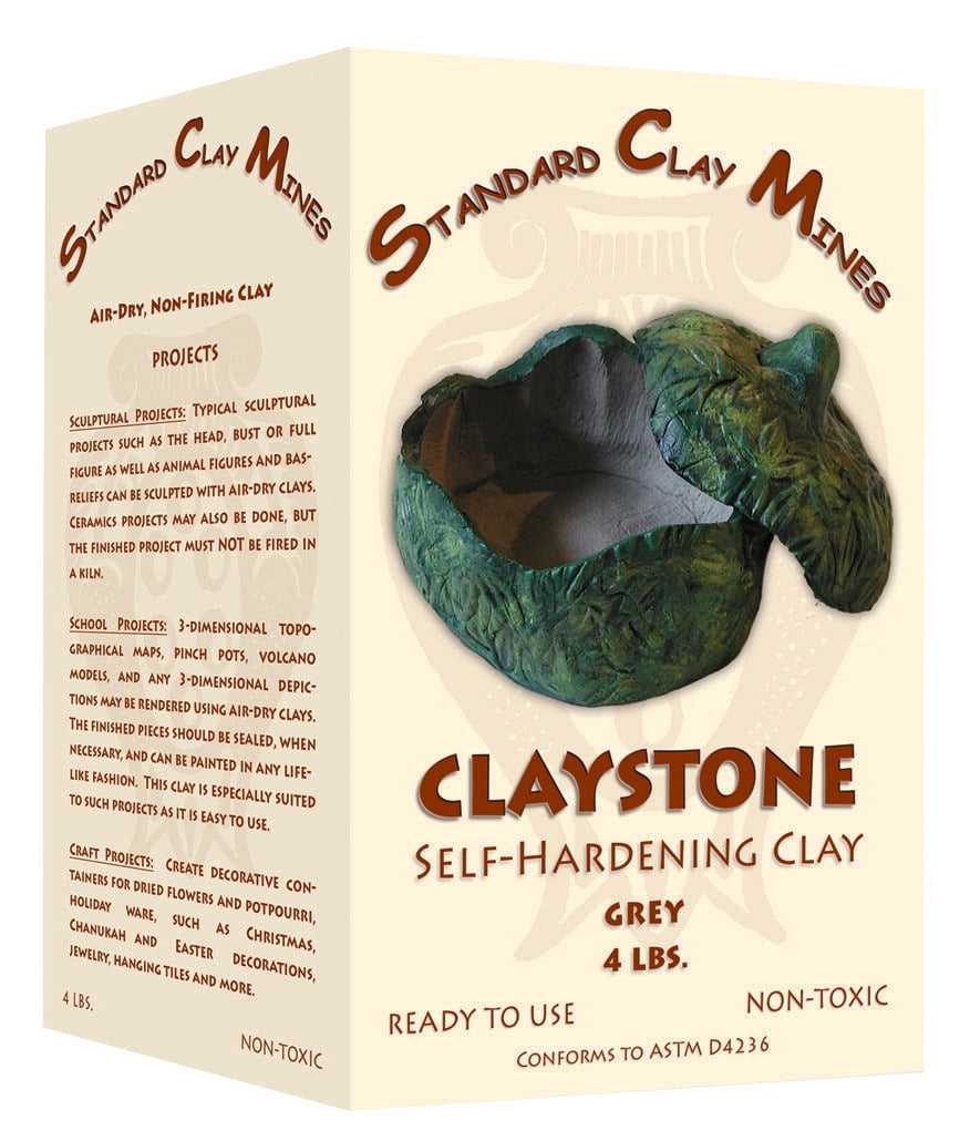 Sculpture House Self-Hardening Non-Toxic Claystone Clay, 50 lb Bag, Red ...